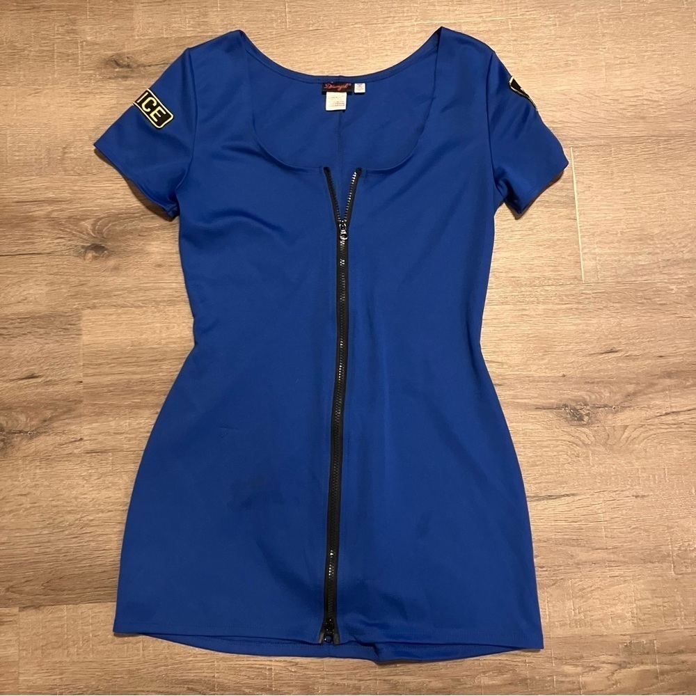 Dream Girl Police Officer Mini Dress L EUC